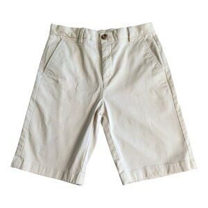 Vineyard Vines Casual Boys Khaki Shorts Size 14 w/ Pockets and Zip Closure